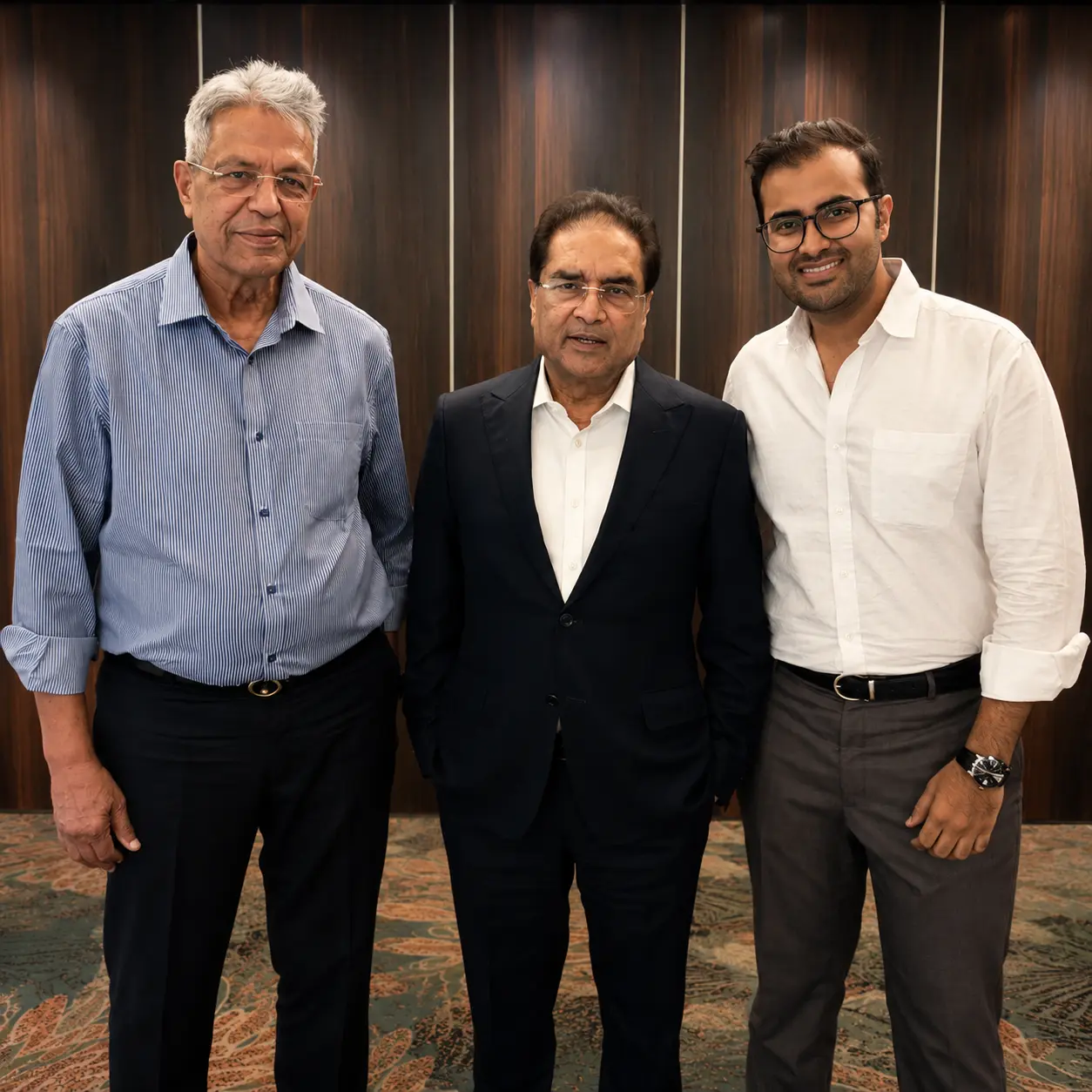 With Mr. Raamdeo Agrawal